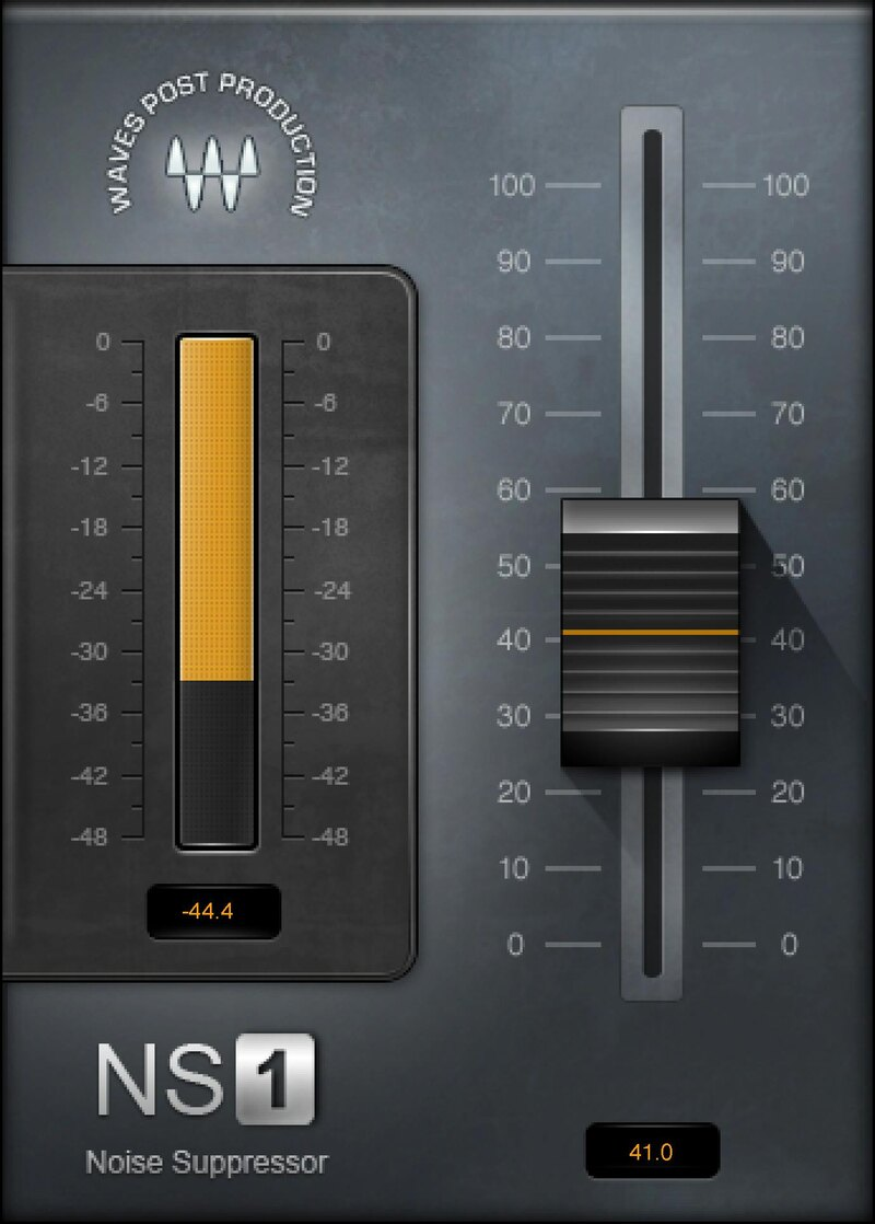 Waves NS1 Noise Suppressor interface