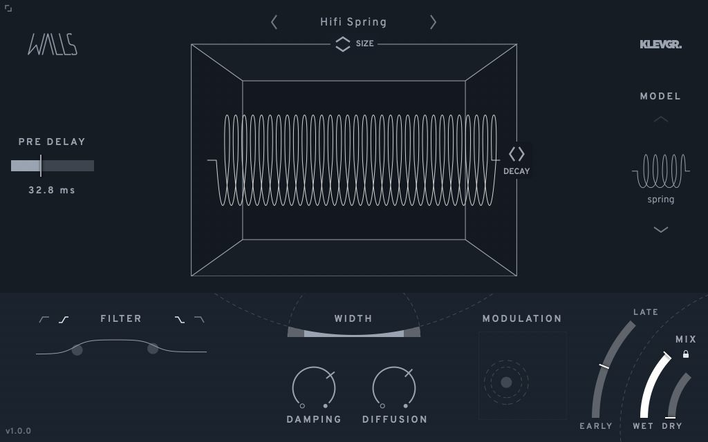 Klevgrand Walls interface