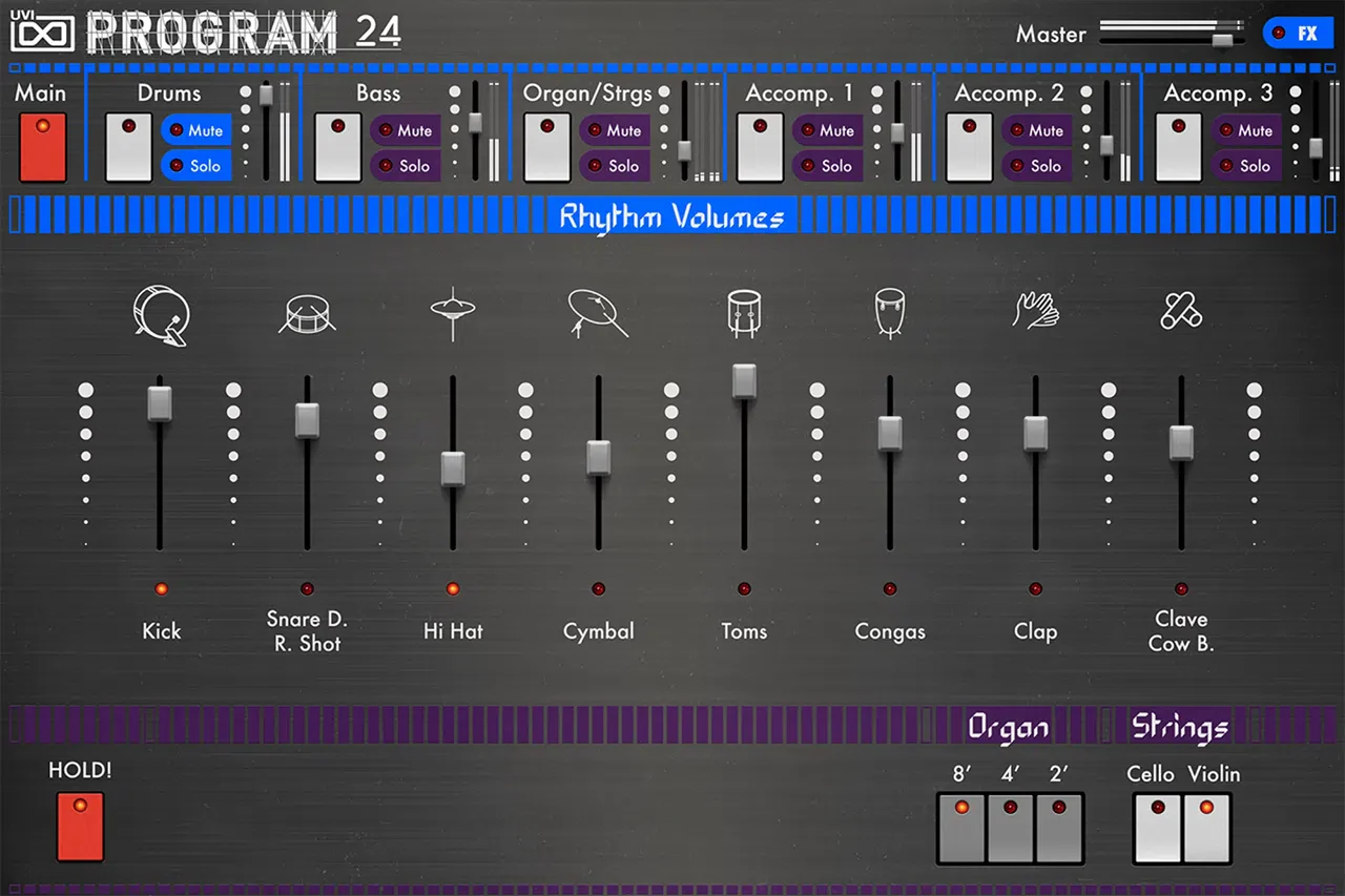 UVI Program 24 interface