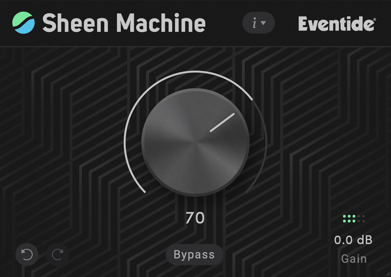 Eventide Sheen Machine interface