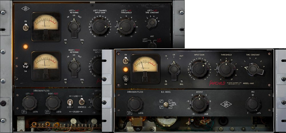 Universal Audio Fairchild Tube Limiter Collection interface