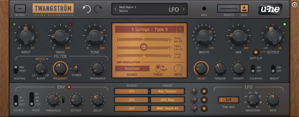 u-he Twangström interface