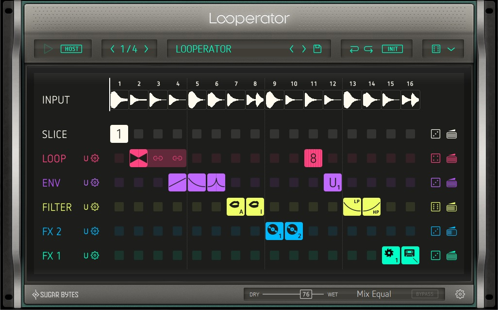 Sugar Bytes Looperator interface