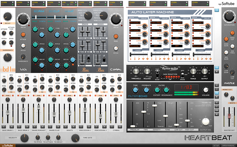 Softube Heartbeat interface