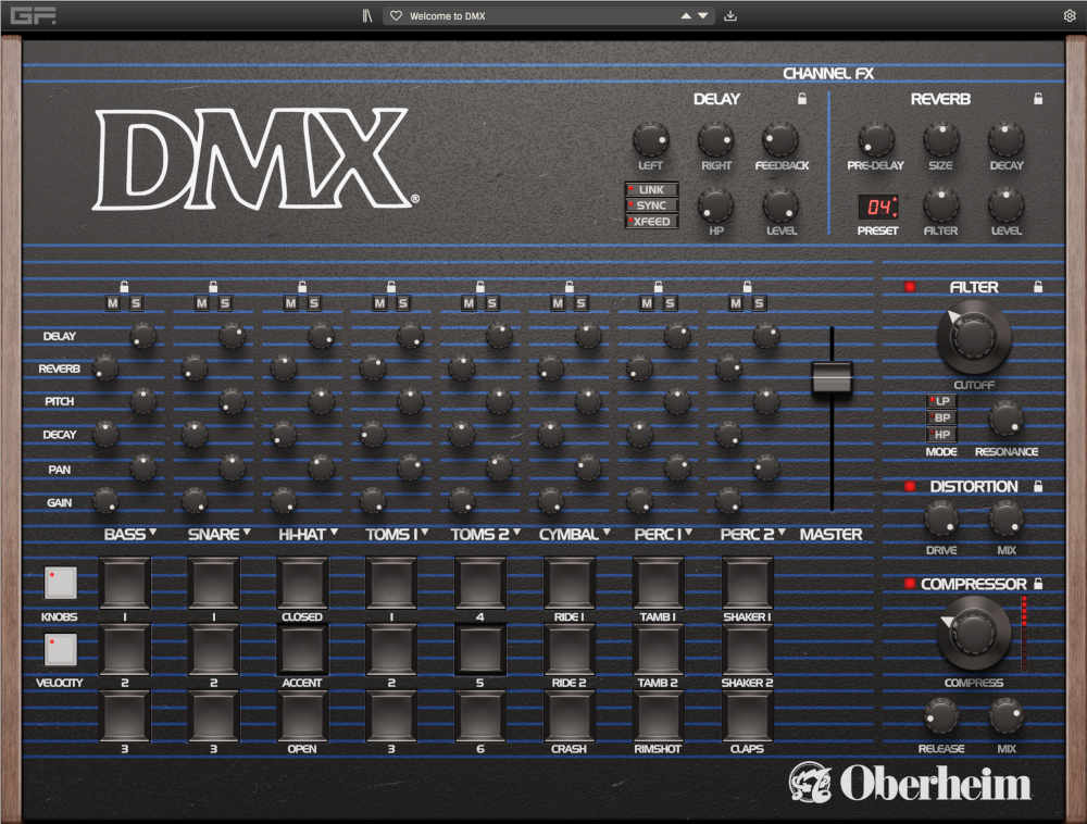 GForce Software Oberheim DMX interface