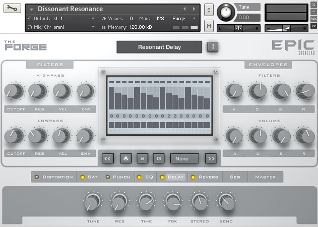 Audiority The Forge interface