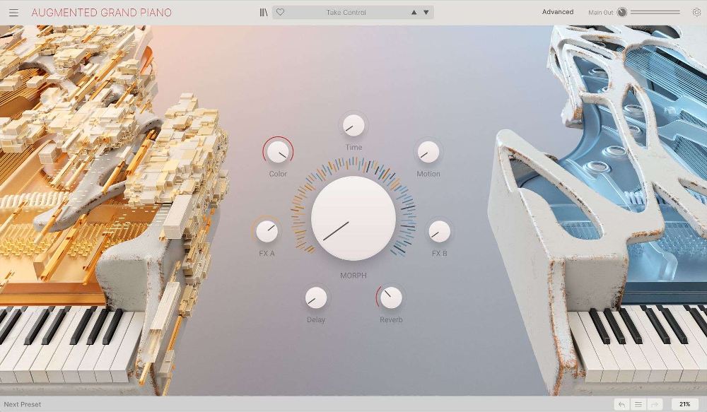 Arturia Augmented GRAND PIANO interface