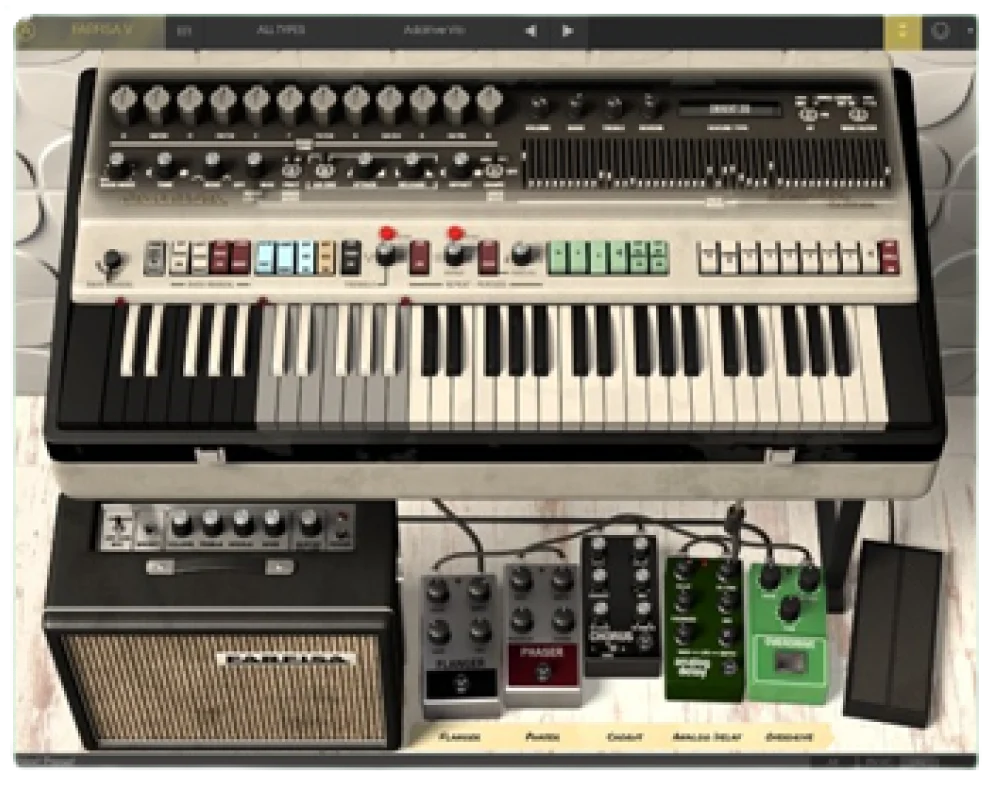 Arturia Farfisa V interface