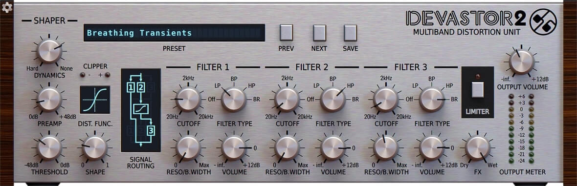 D16 Group Devastor 2 interface