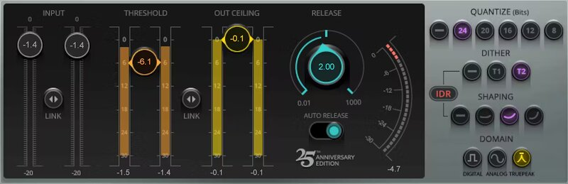 Waves L1 Ultramaximizer interface
