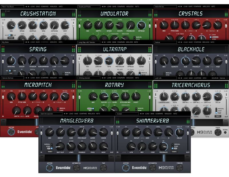 Eventide H9 Plug-in Series Bundle interface