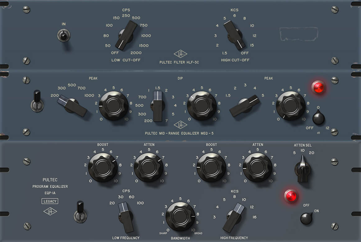 Universal Audio Pultec Passive EQ Collection interface