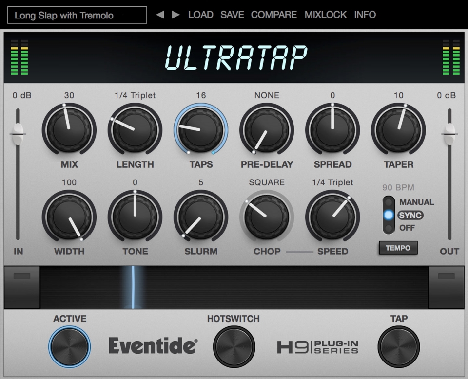 Eventide UltraTap interface