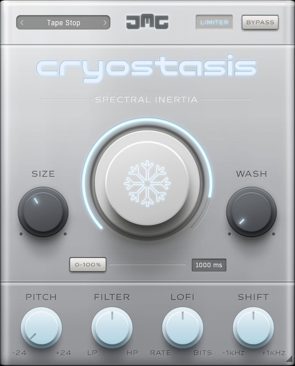 United Plugins Cryostasis interface
