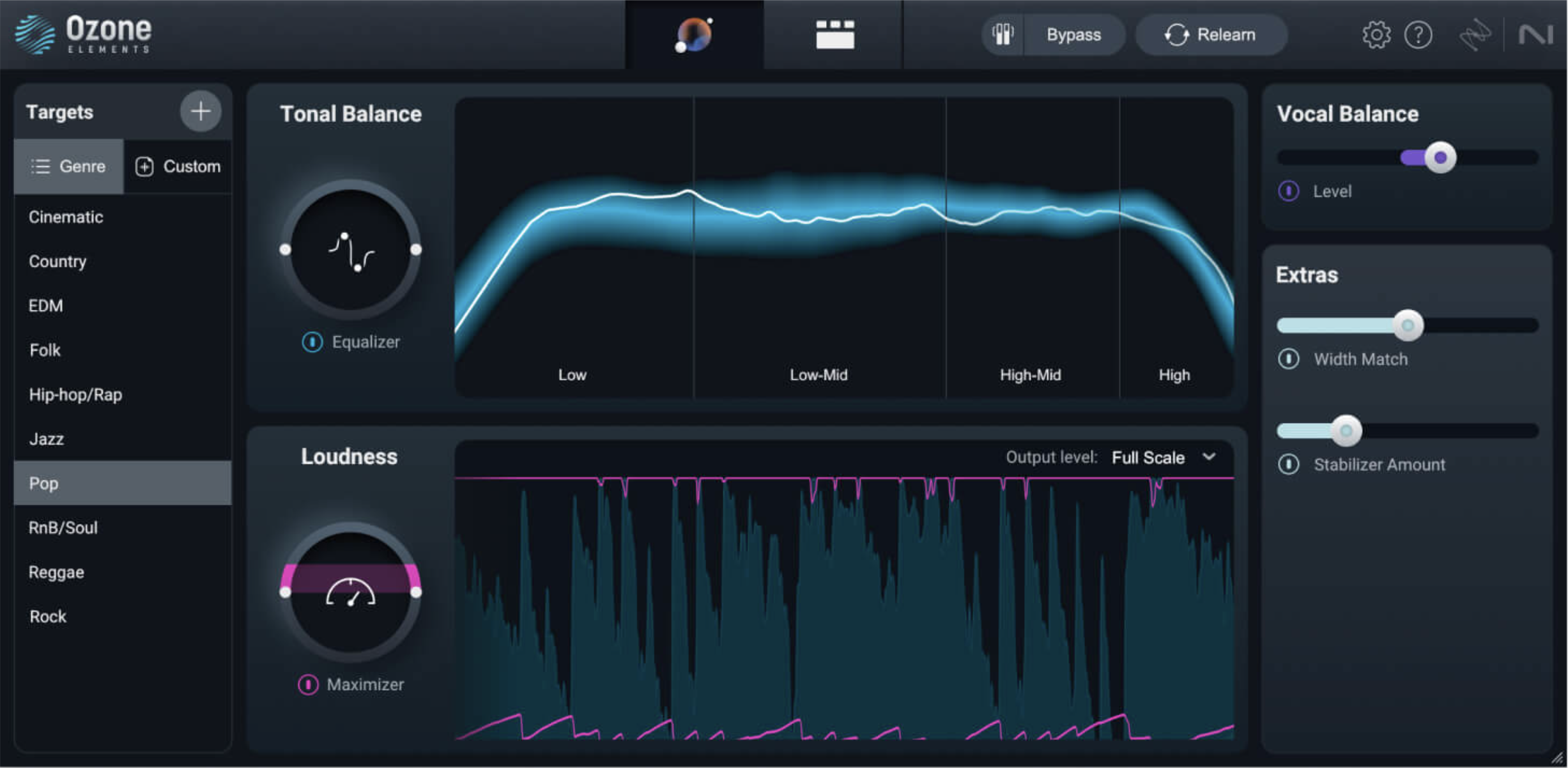 iZotope Ozone 11 Elements interface