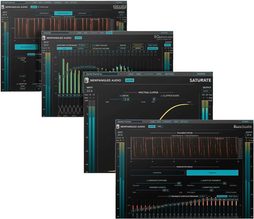 Newfangled Audio Elevate Mastering Bundle interface