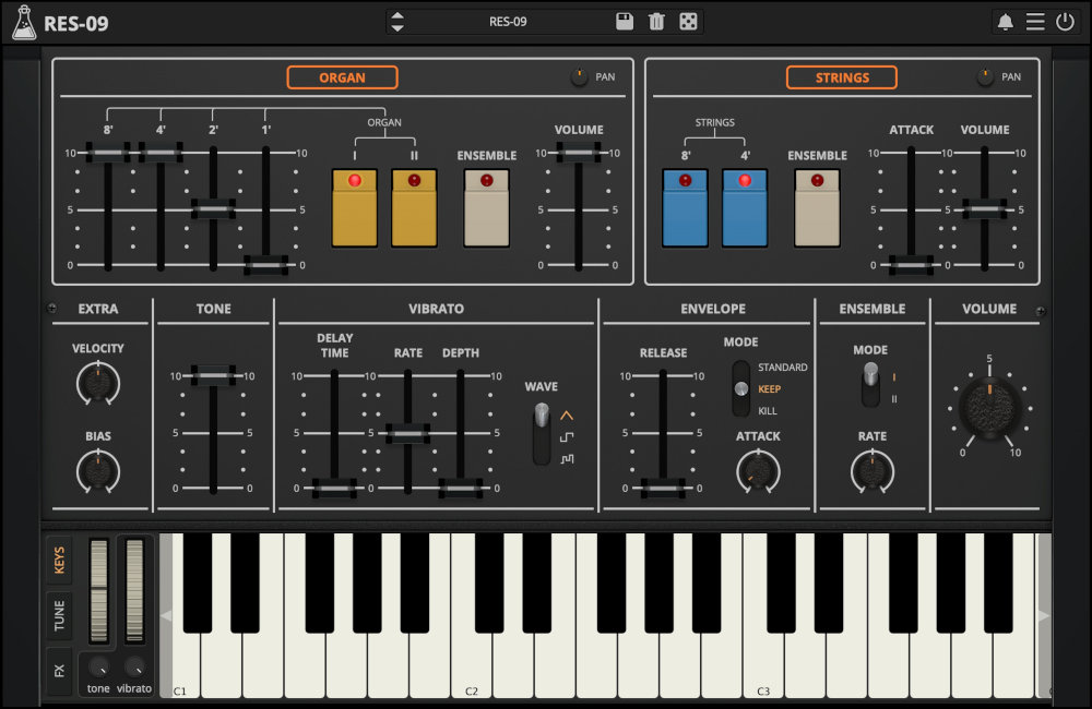 AudioThing RES-09 interface