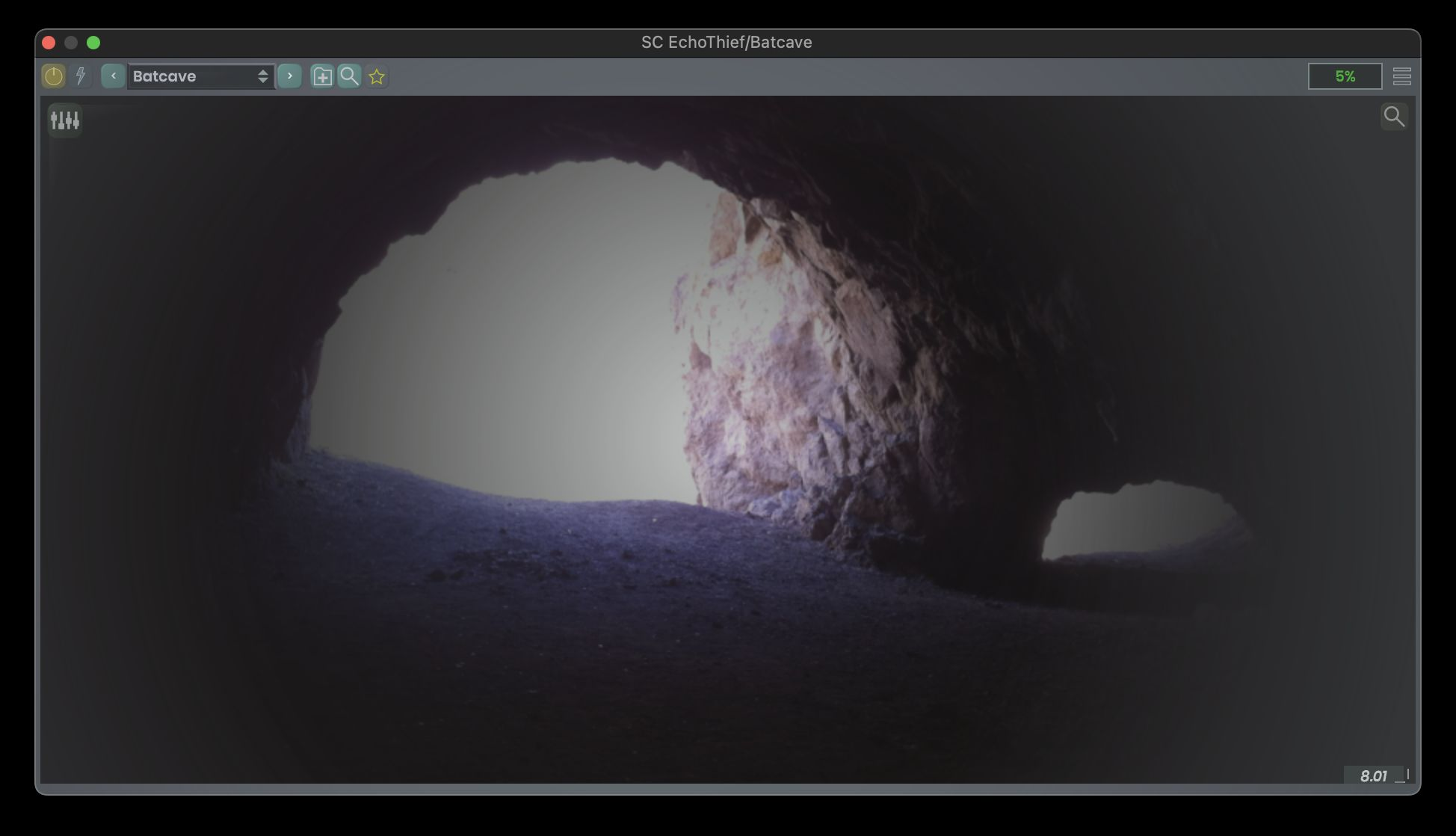 Stagecraft EchoThief interface