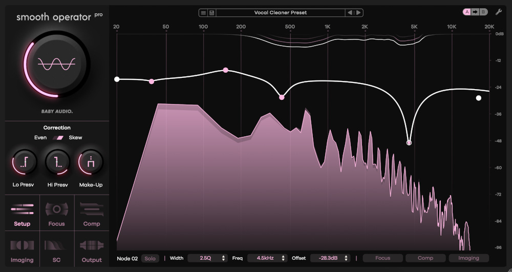 Baby Audio Smooth Operator Pro interface