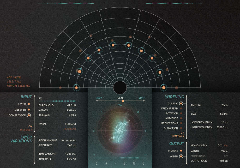 Softube Layers interface