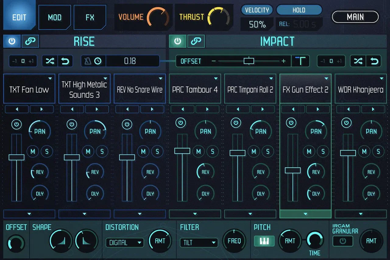 UVI Meteor interface