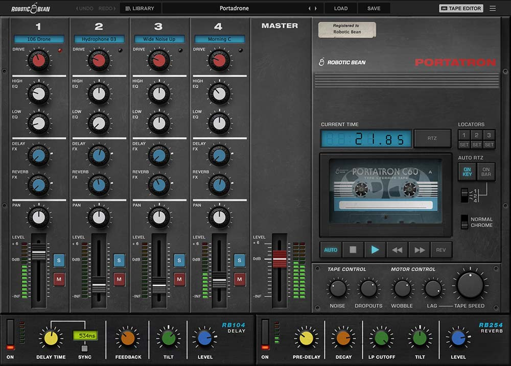 Robotic Bean Portatron interface