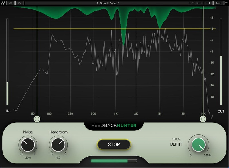 Waves Feedback Hunter interface