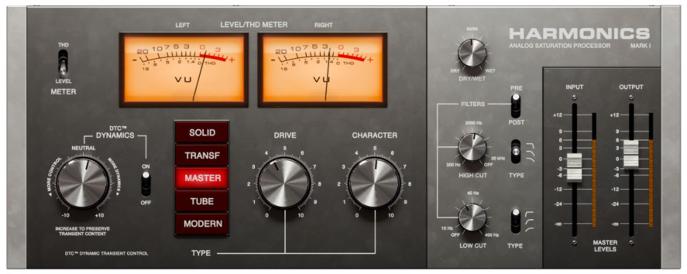 Softube Harmonics interface
