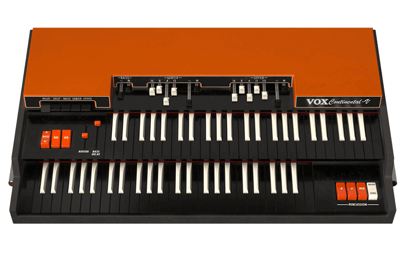Arturia Vox Continental V interface