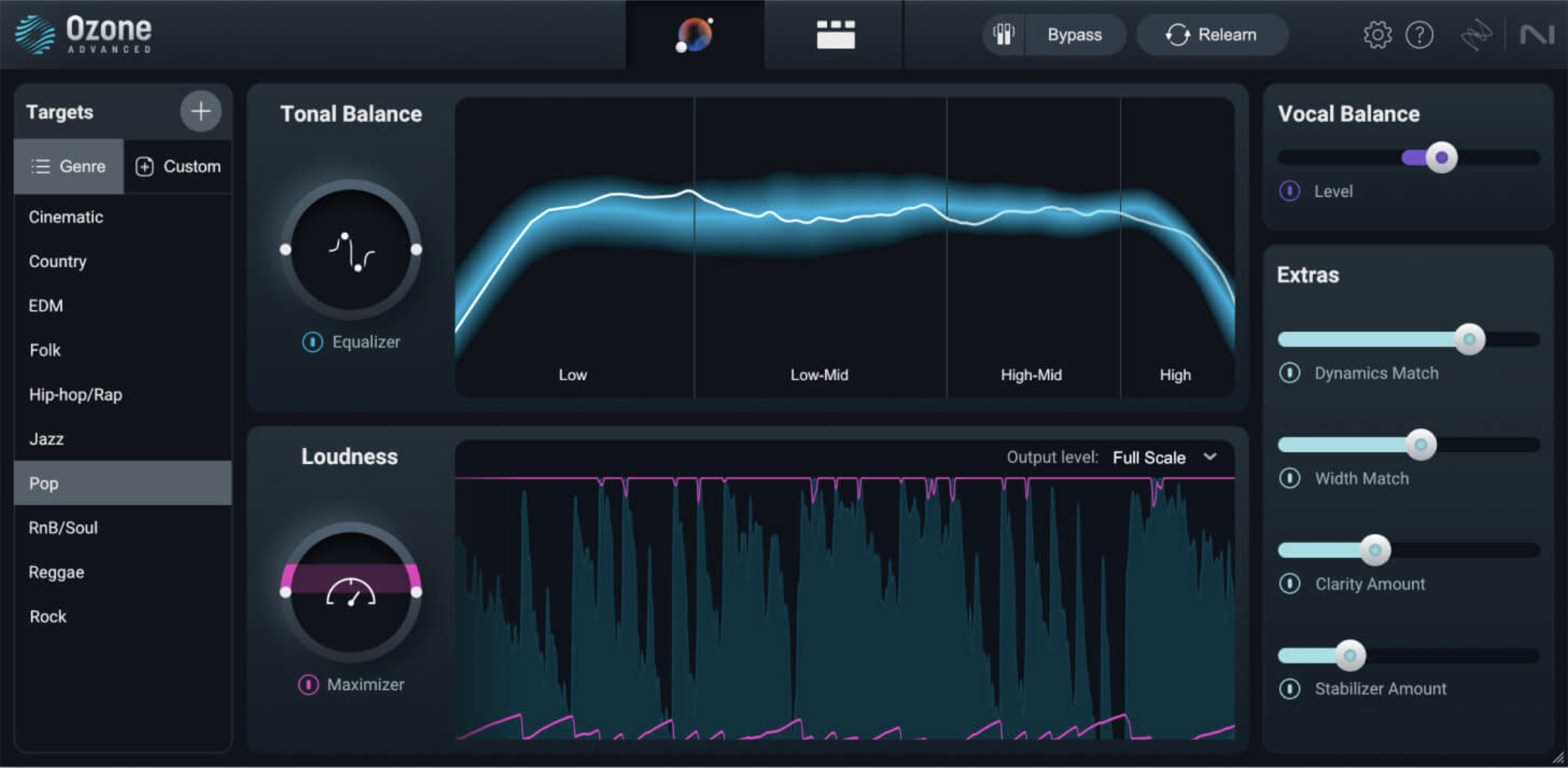 iZotope Ozone 11 Advanced interface