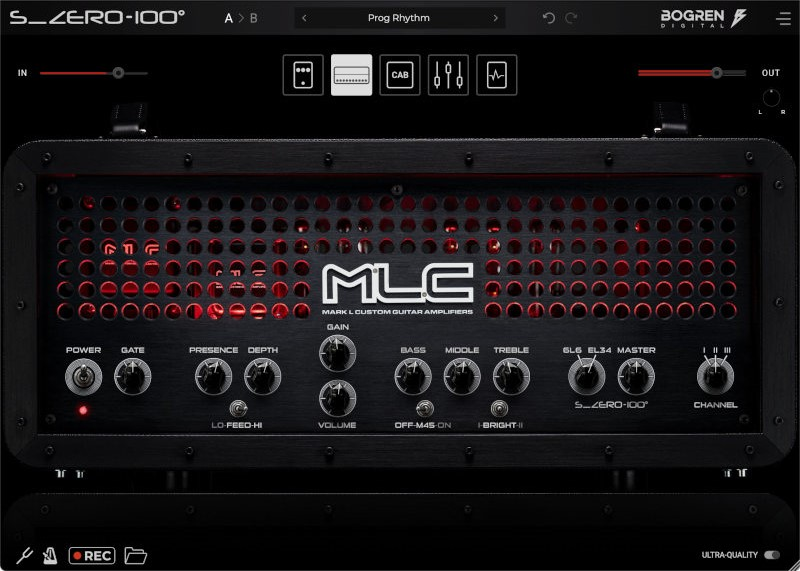 Bogren Digital MLC Subzero 100 interface