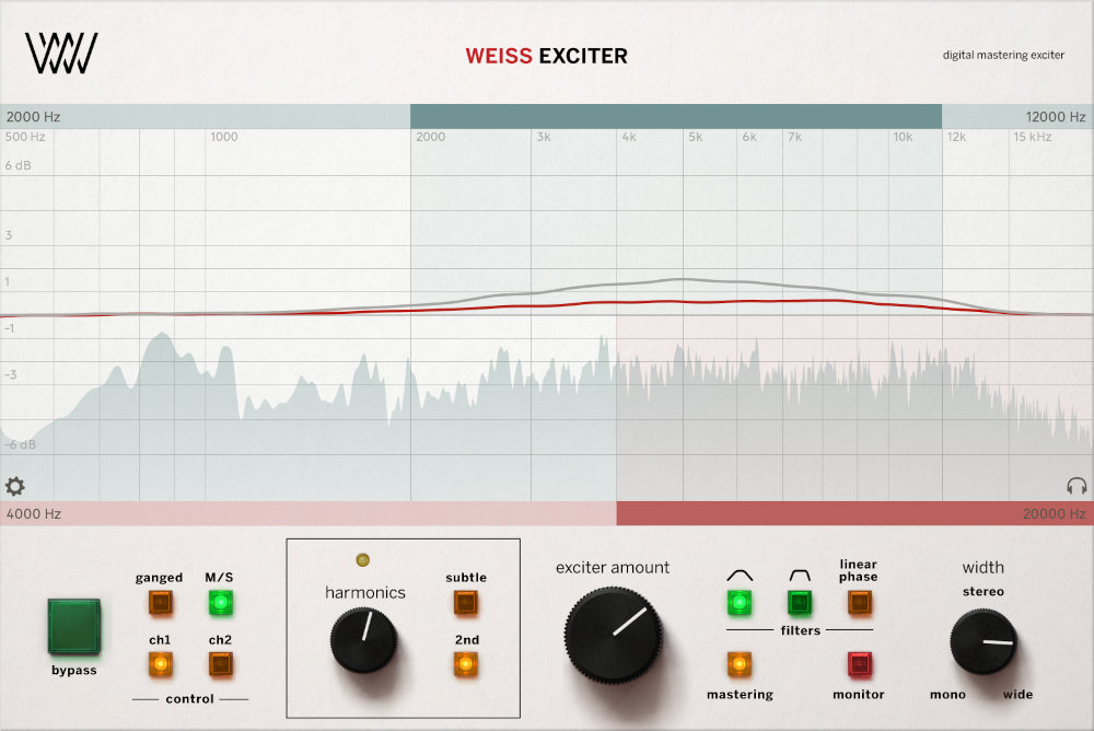 Softube Weiss Exciter interface