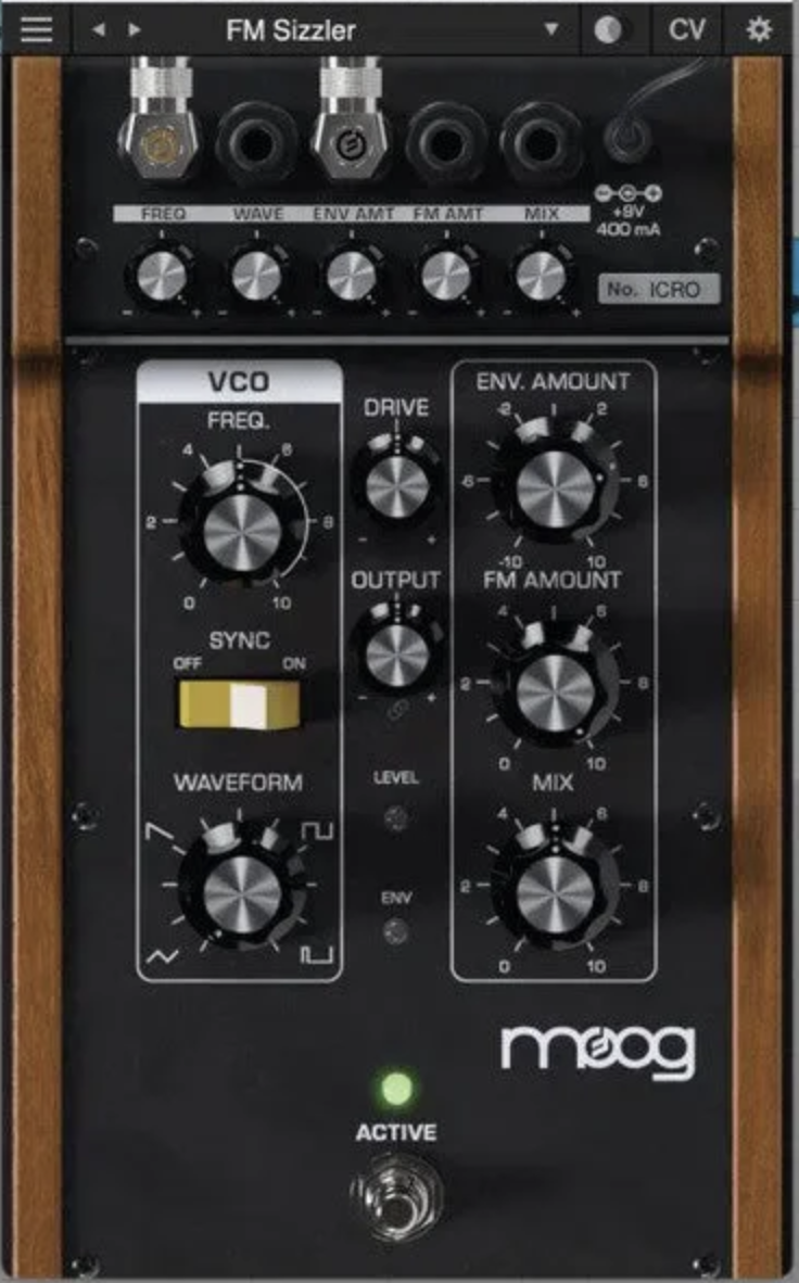 Moog MF-107S FreqBox interface