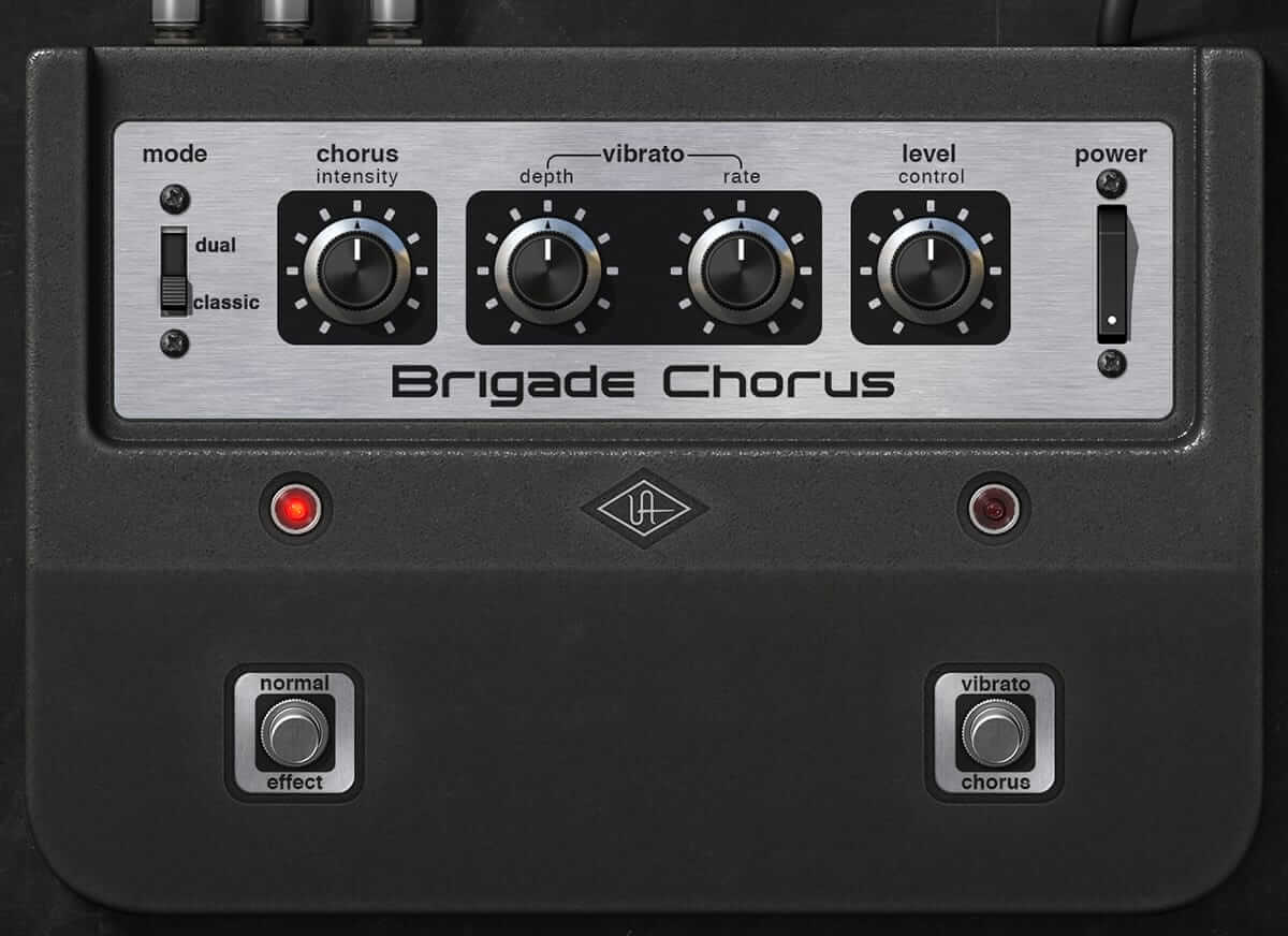 Universal Audio Brigade Chorus Pedal interface