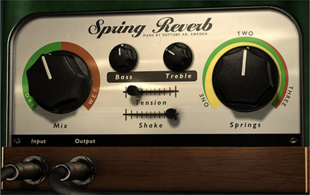 Softube Spring Reverb interface