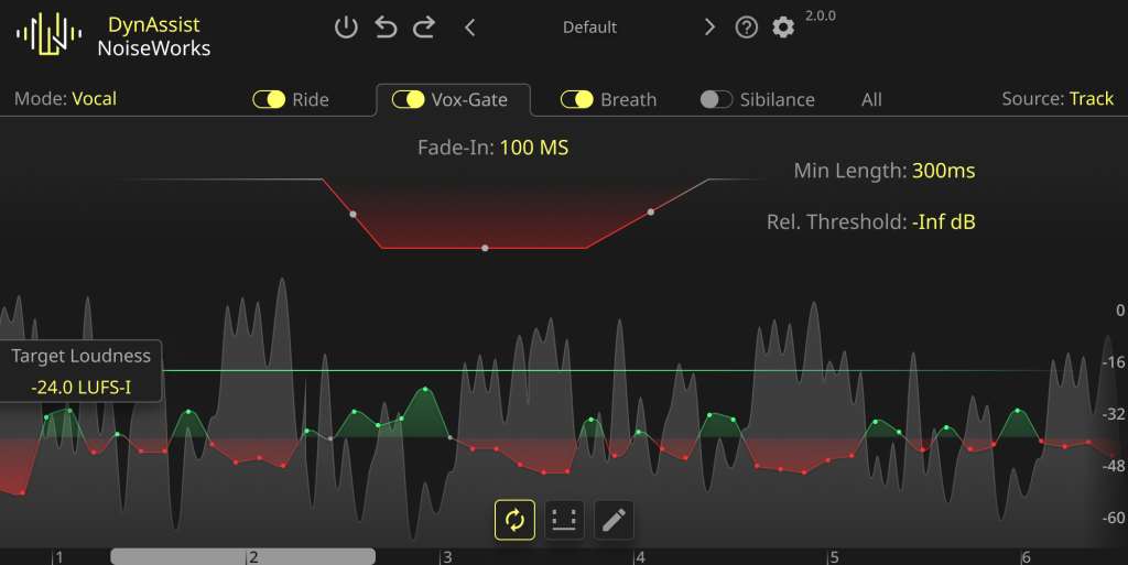 NoiseWorks Audio DynAssist interface