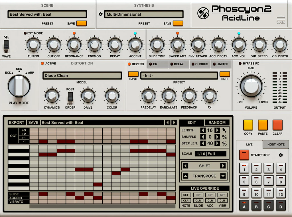 D16 Group Phoscyon 2 interface
