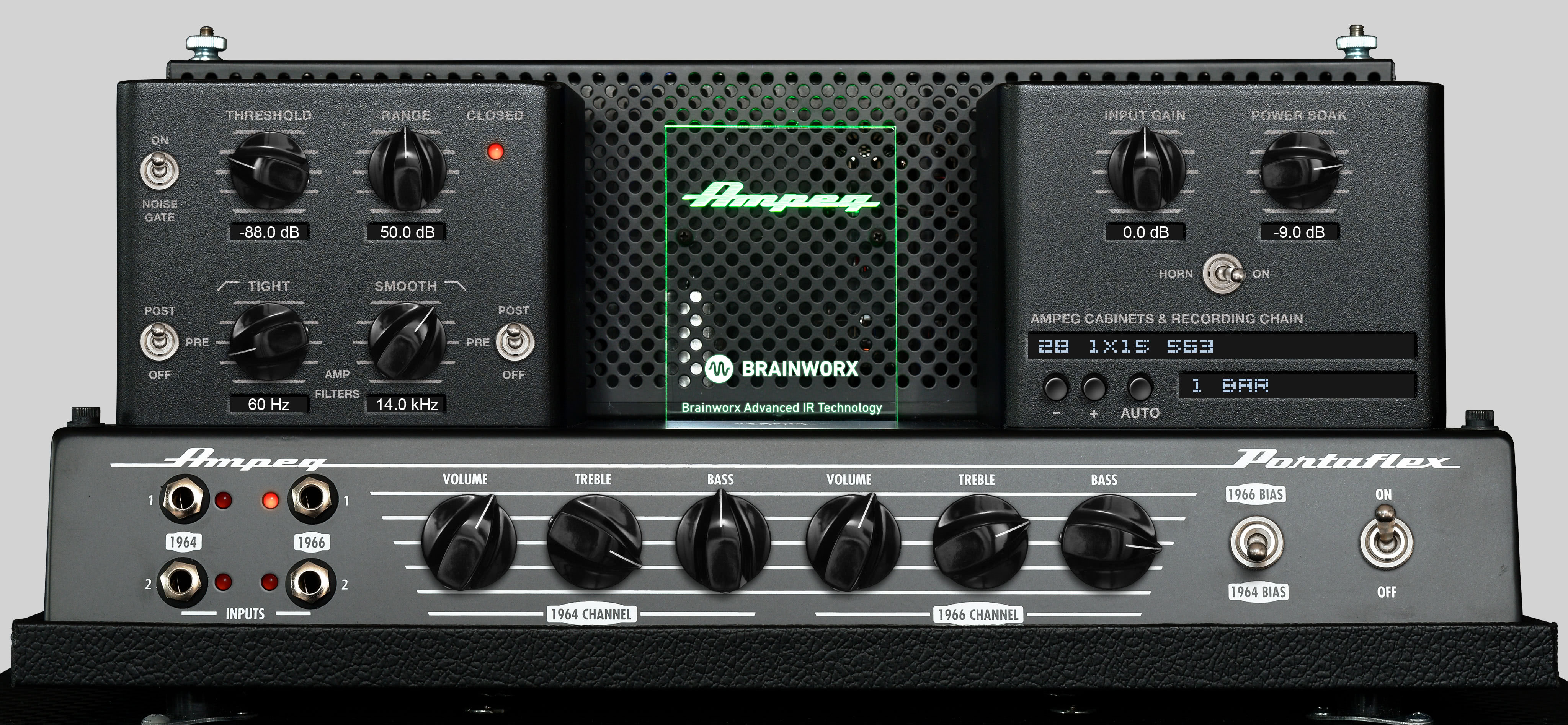 Ampeg B-15N interface
