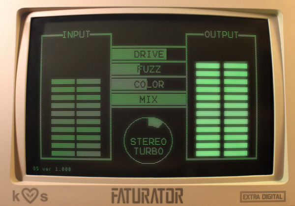 Kilohearts Faturator interface