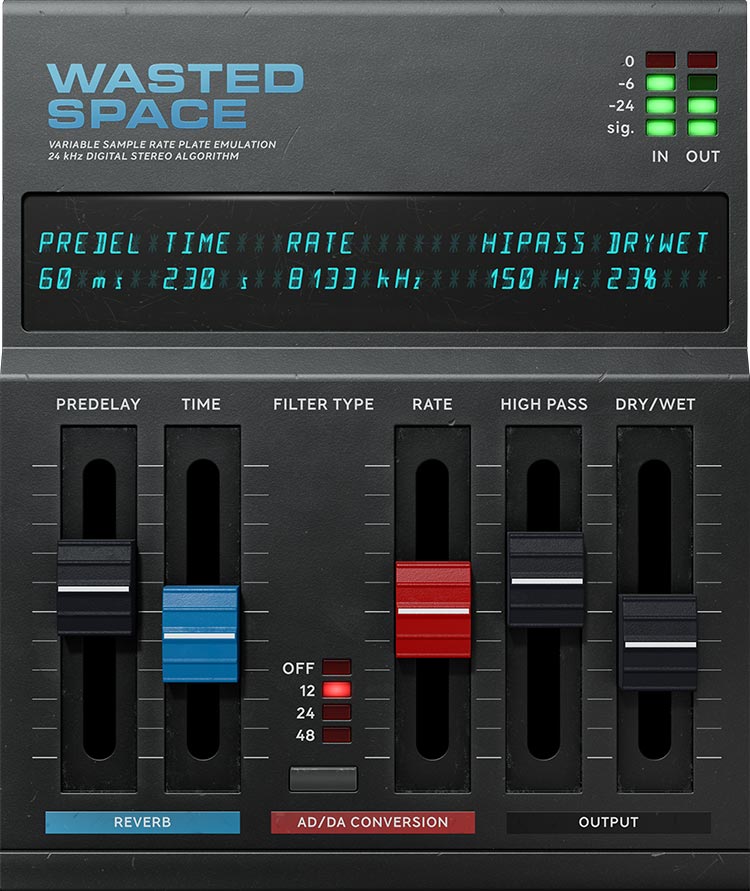 Softube Wasted Space interface