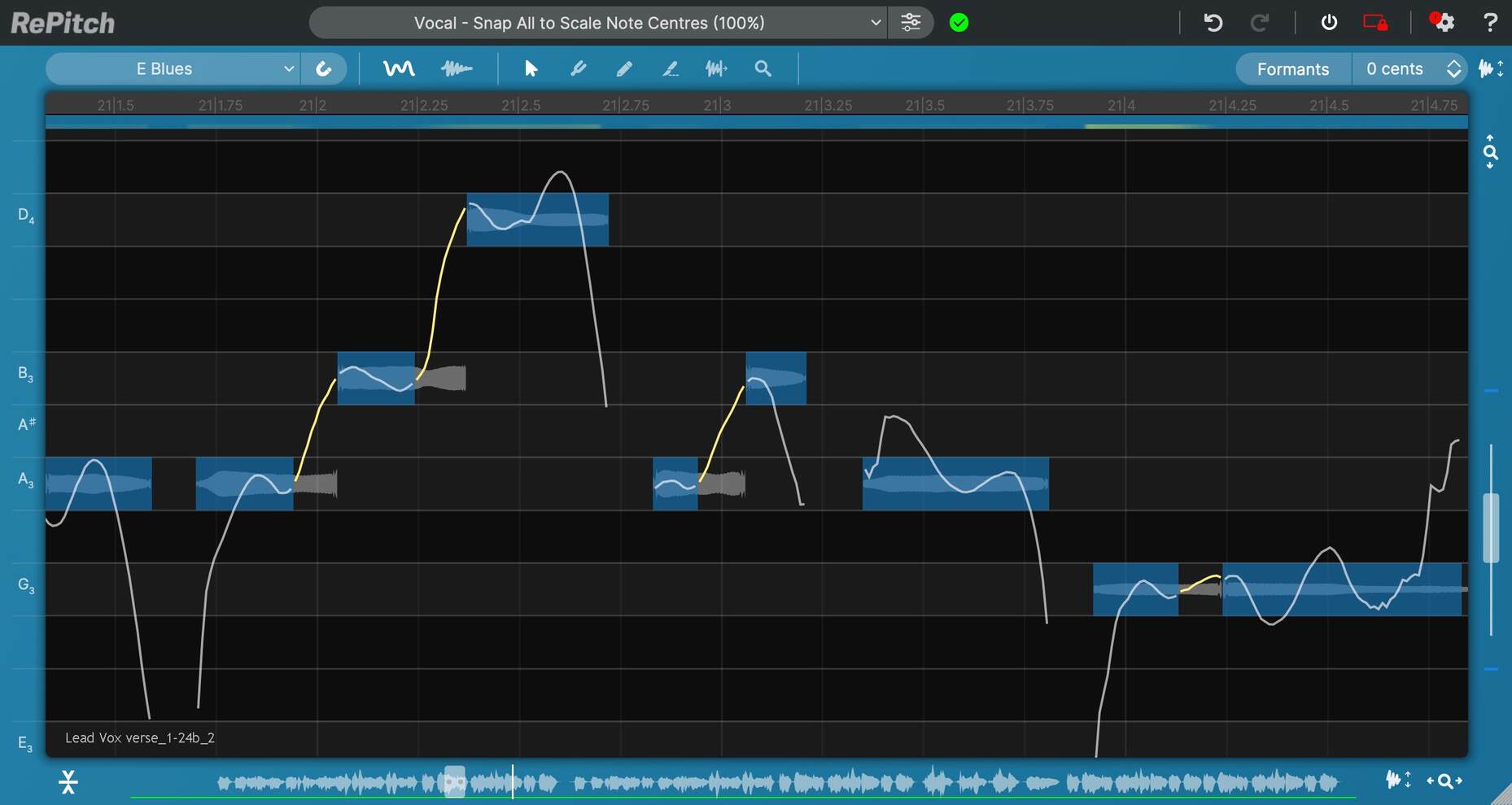 Synchro Arts RePitch interface