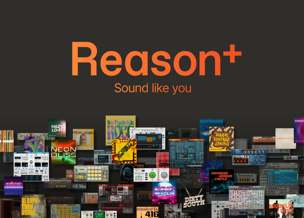Reason Studios Reason+ (1-Year Prepaid Subscription) interface