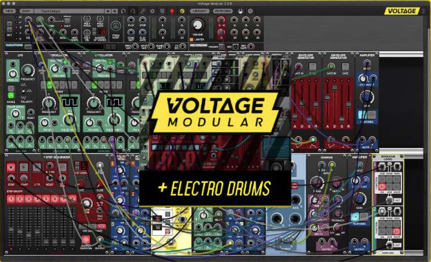 Cherry Audio Voltage Modular Core + Electro Drums interface