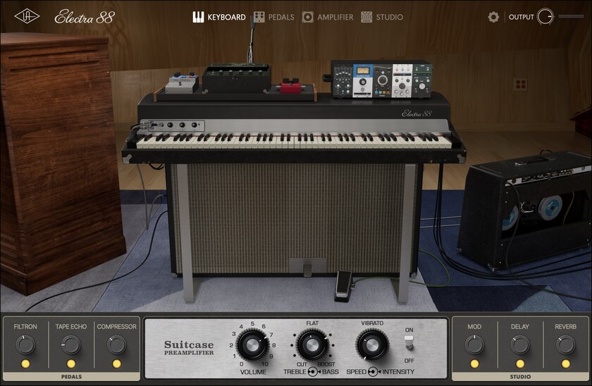 Universal Audio Electra 88 Vintage Keyboard Studio interface