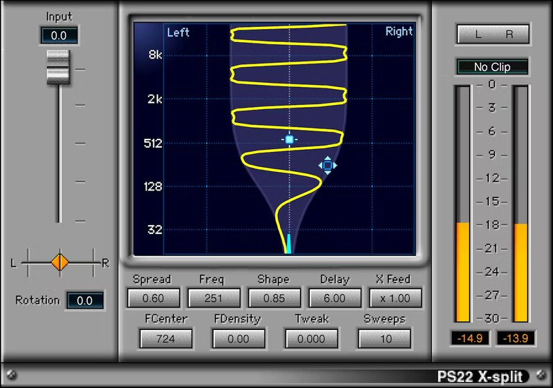 Waves PS22 Stereo Maker interface