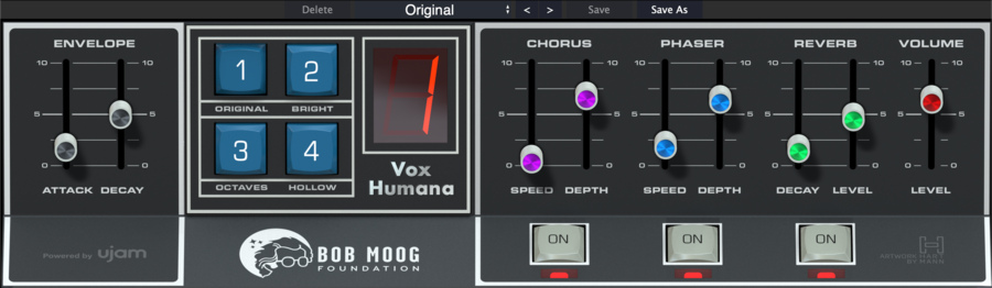 UJAM Vox Humana interface