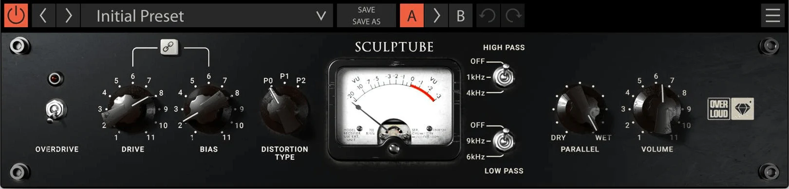 Overloud GEM Sculptube interface