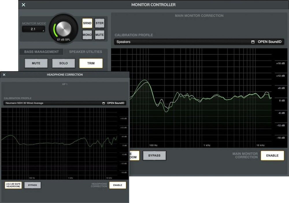Sonarworks Apollo Monitor Correction Add-on for SoundID Reference interface