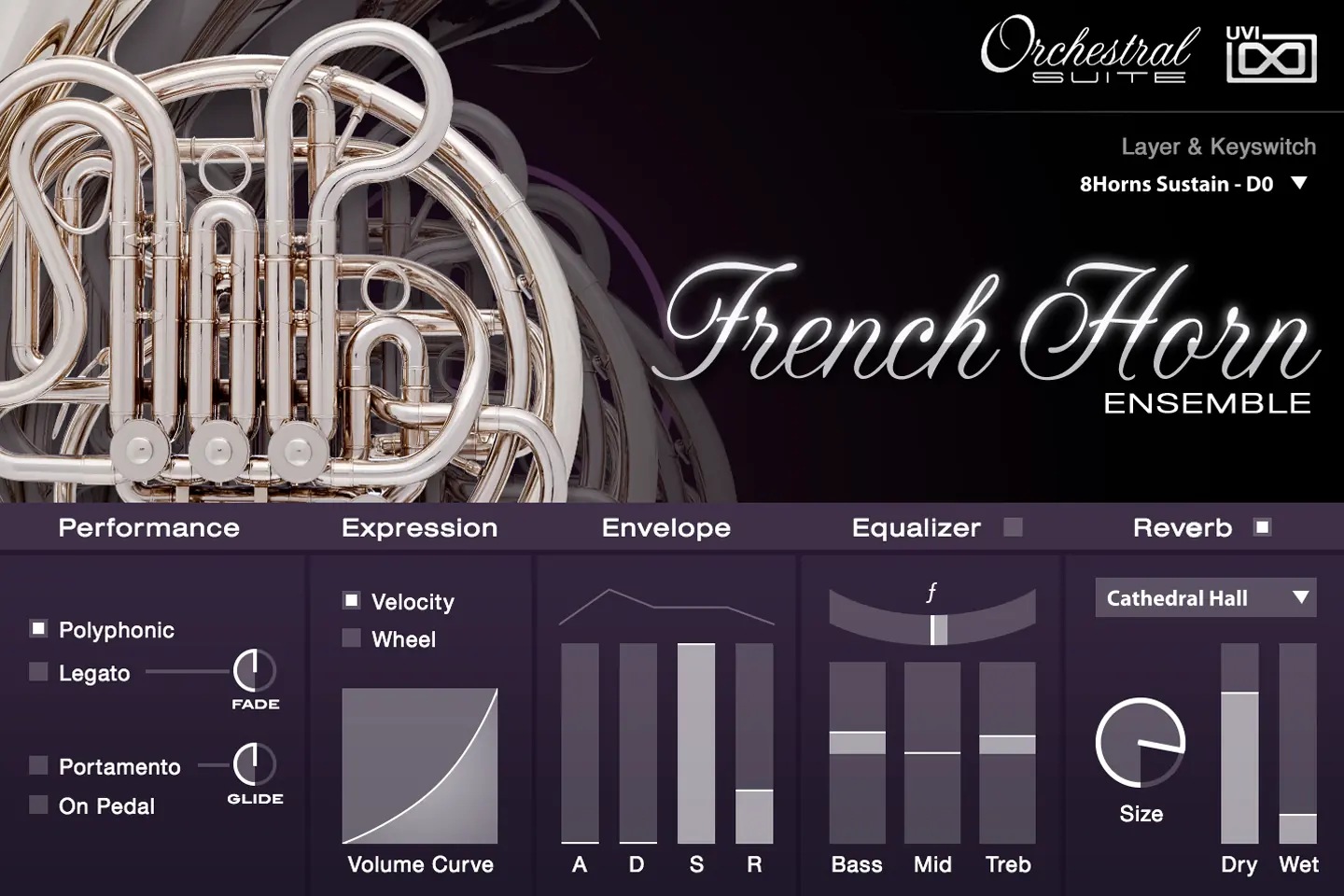 UVI Orchestral Suite interface
