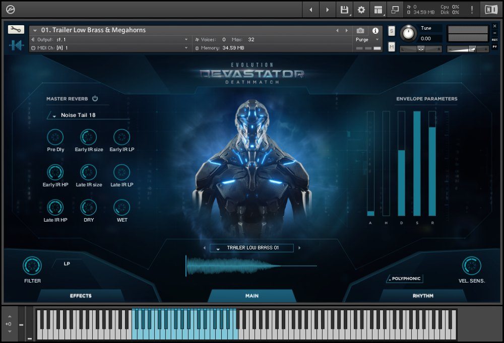 KEEPFOREST Evolution Devastator Deathmatch interface